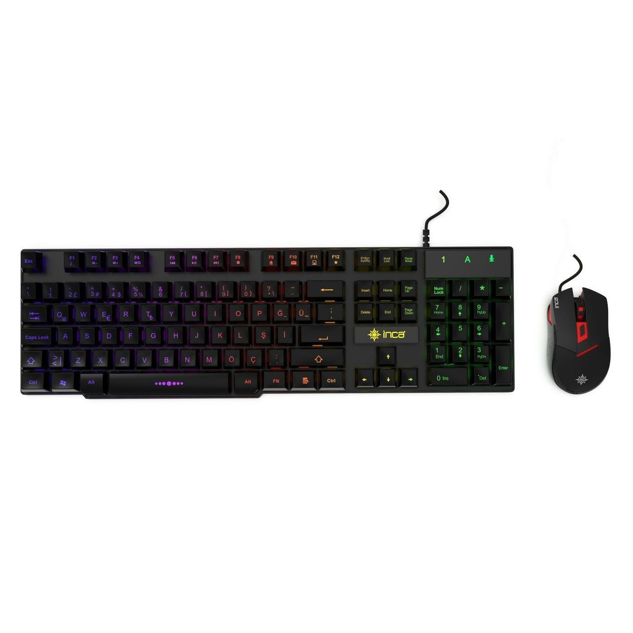 Inca Gaming-Tastatur und Maus Set IKG-448 – perfekte Kombination für unübertroffenes Spielerlebnis