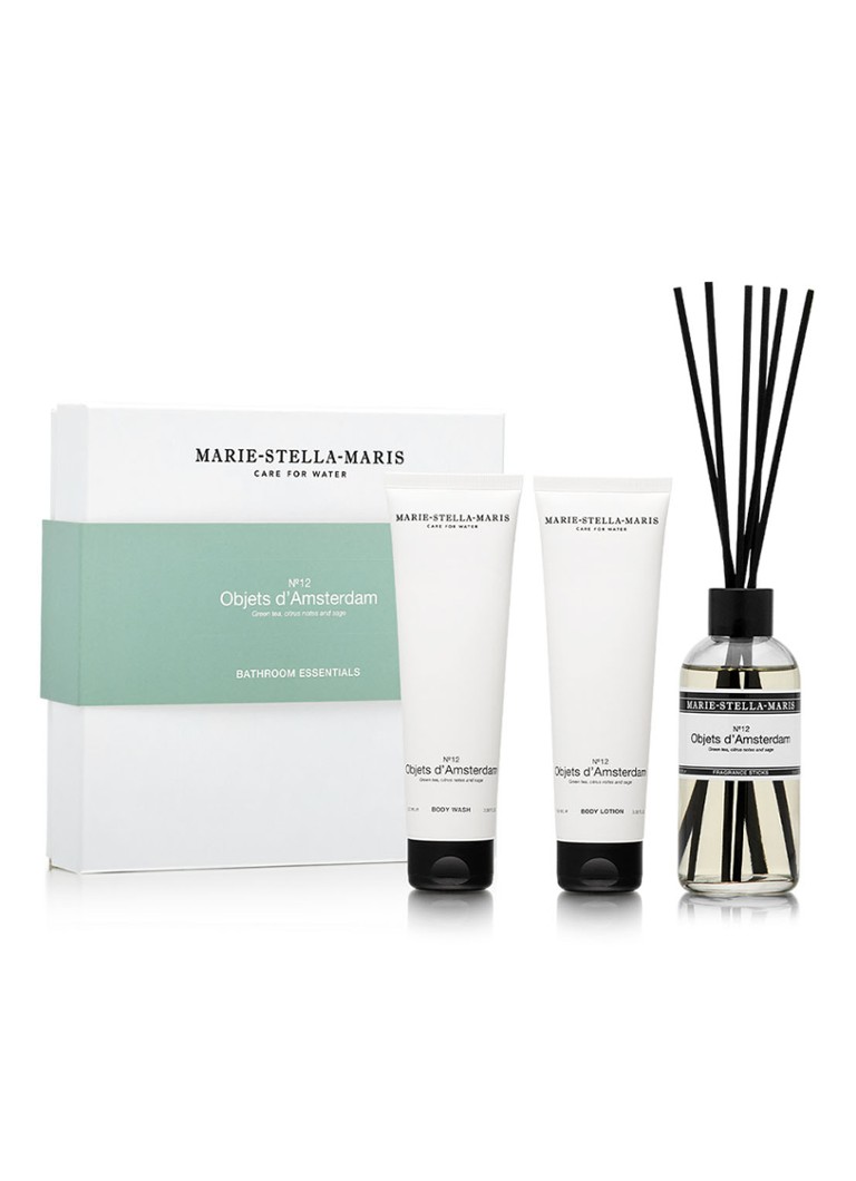 Set cadou Marie-Stella-Maris Amsterdam Essentials pentru baie: parfum și set de îngrijire a pielii.