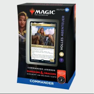 Magic the Gathering Commander Legends Baldur's Gate Commander Deck 1 - Party Time (Weiß-Schwarz) (1) (DE)