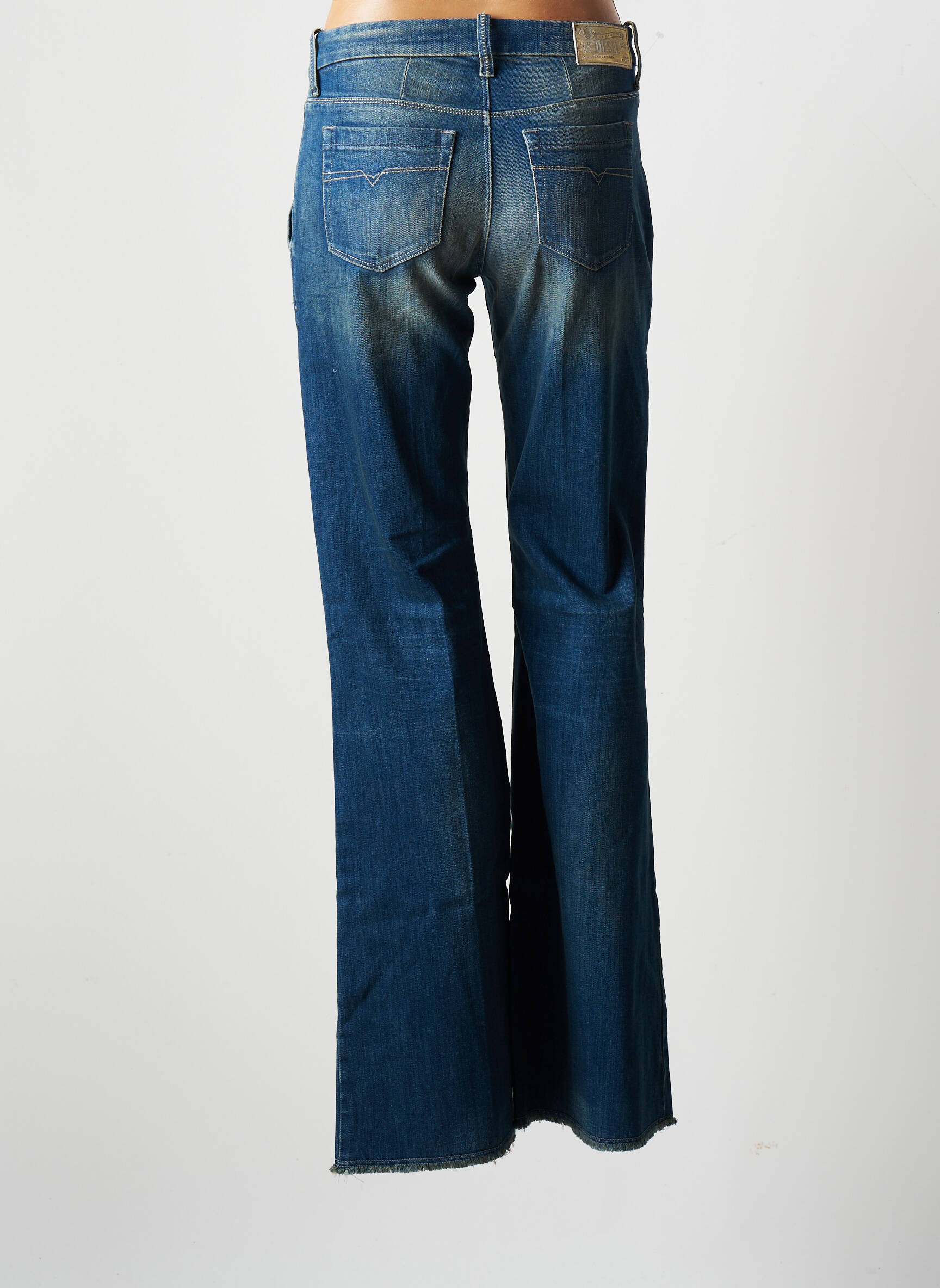 Diesel Jean Flare Femme couleur bleu