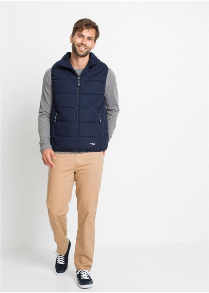 Outdoor-Weste mit Stehkragen