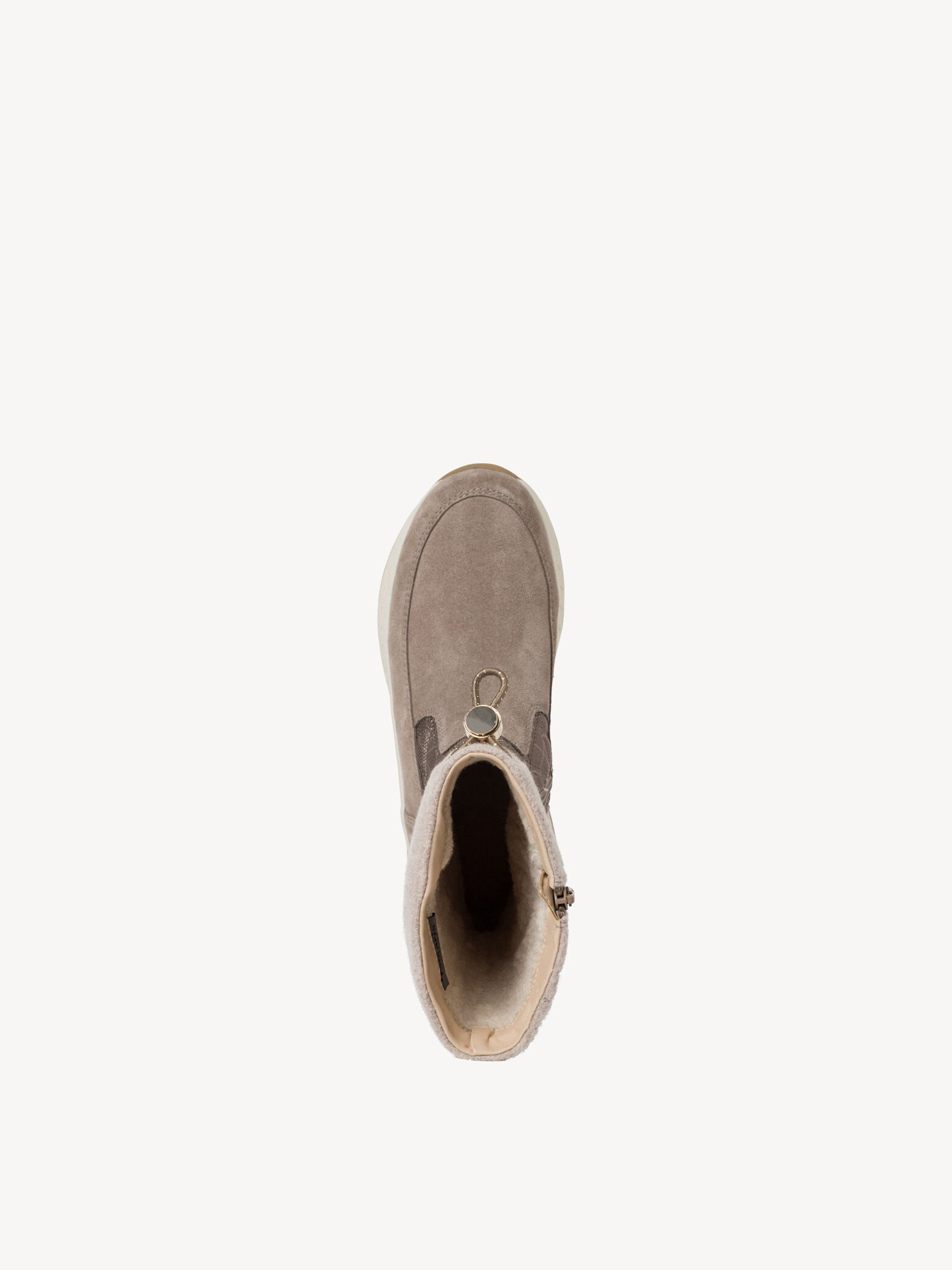 Bottine en cuir - marron