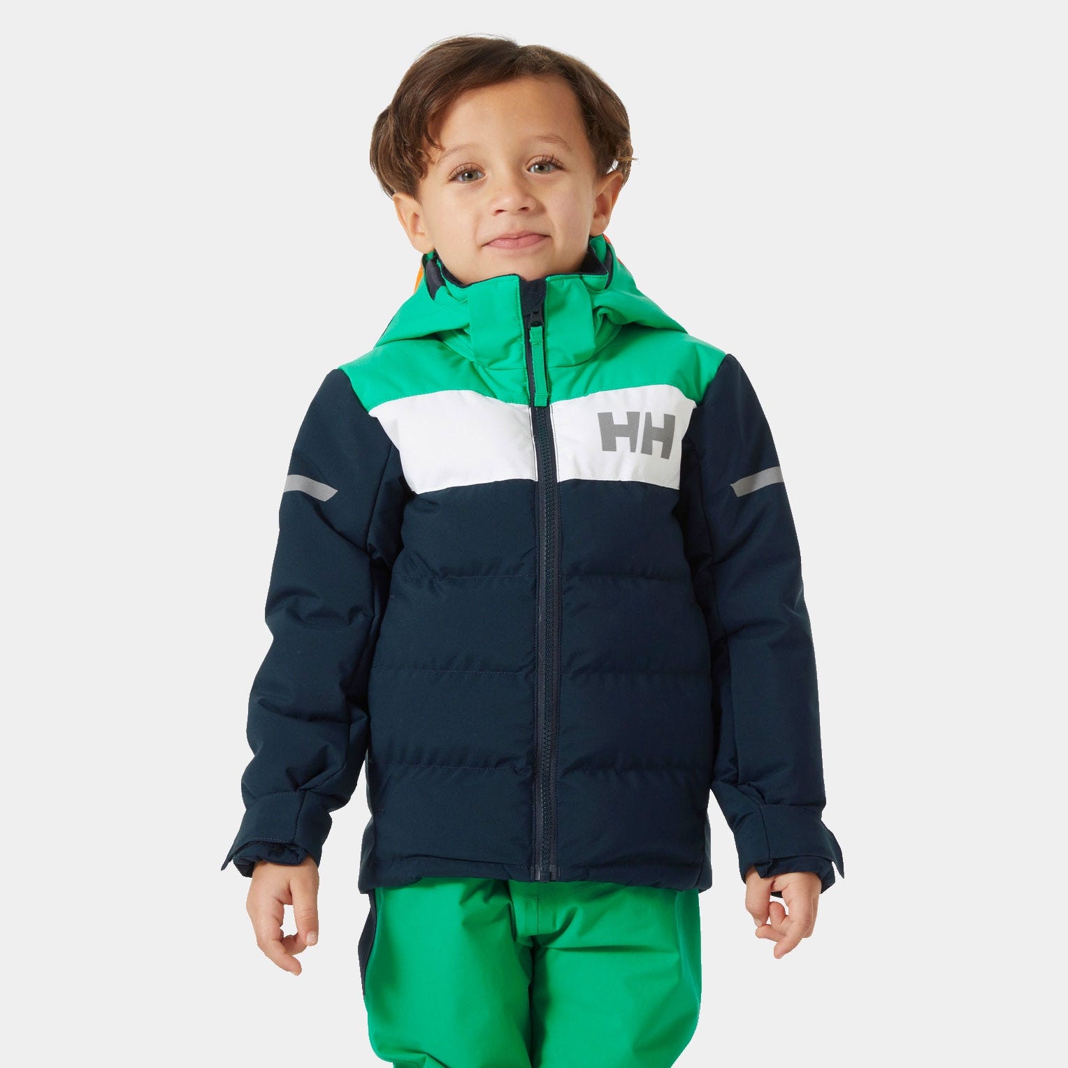 Kids’ Vertical Insulated Ski Jacket