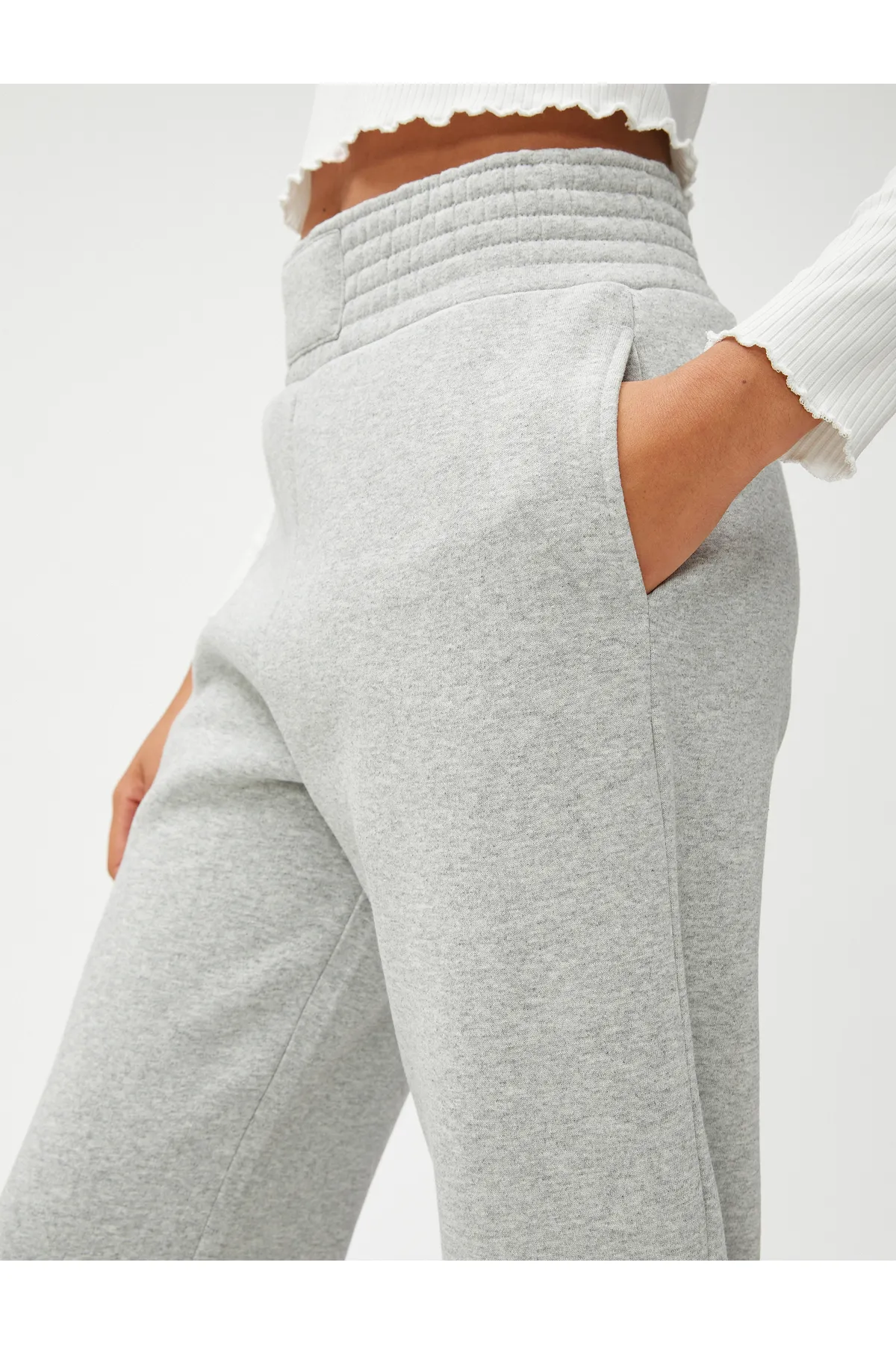 Koton  Jogger-Jogginghose mit hoher Taille und detaillierten Taschen