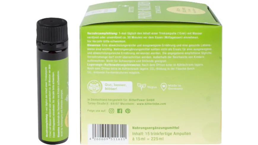 BitterLiebe Bitter Probio-Kulturen Komplex 225 ml