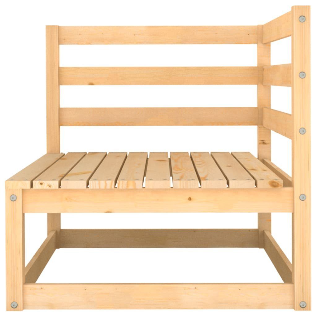 vidaXL Loungesofa 2-tlg. Garten-Lounge-Set mit Kissen Kiefer Massivholz, 1 Teile
