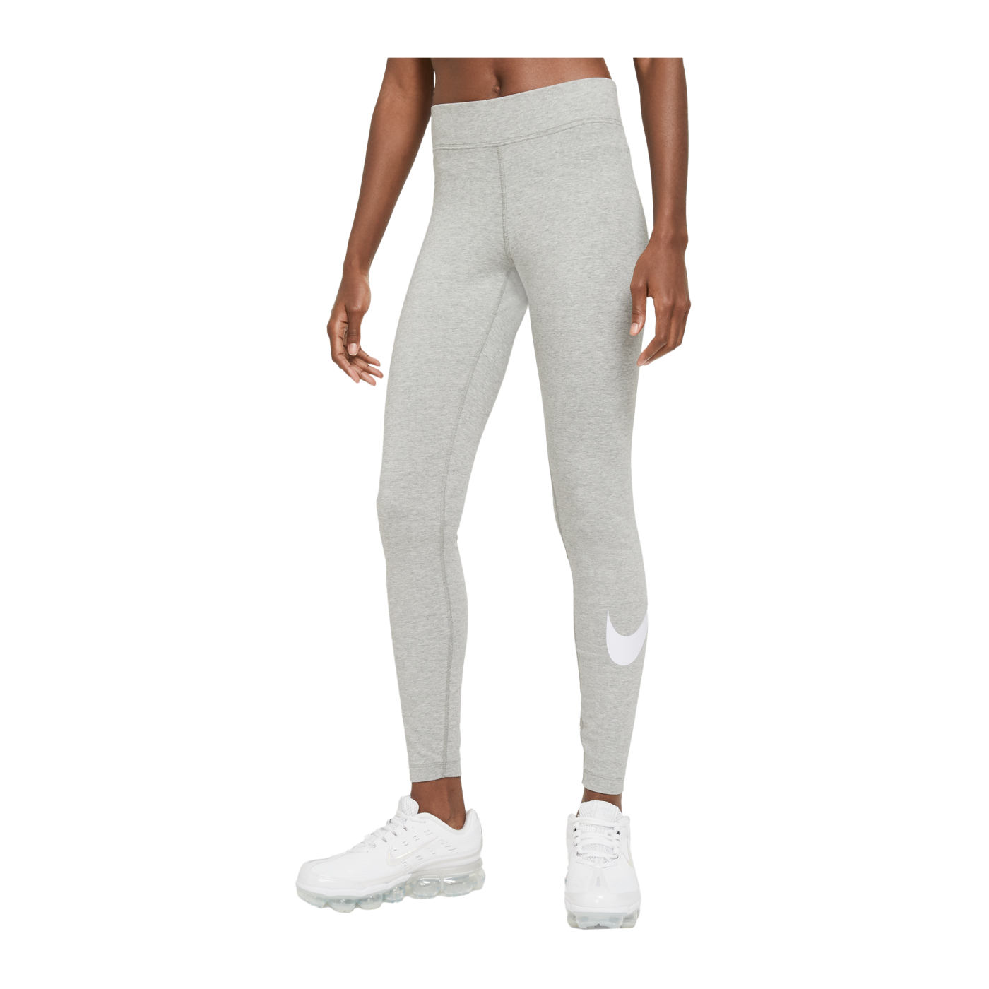 Nike Essentials Swoosh Leggings Damen Grau F063