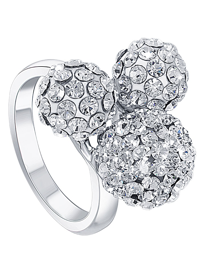 LUXURY AVENUE Ring mit Kristallen günstig kaufen