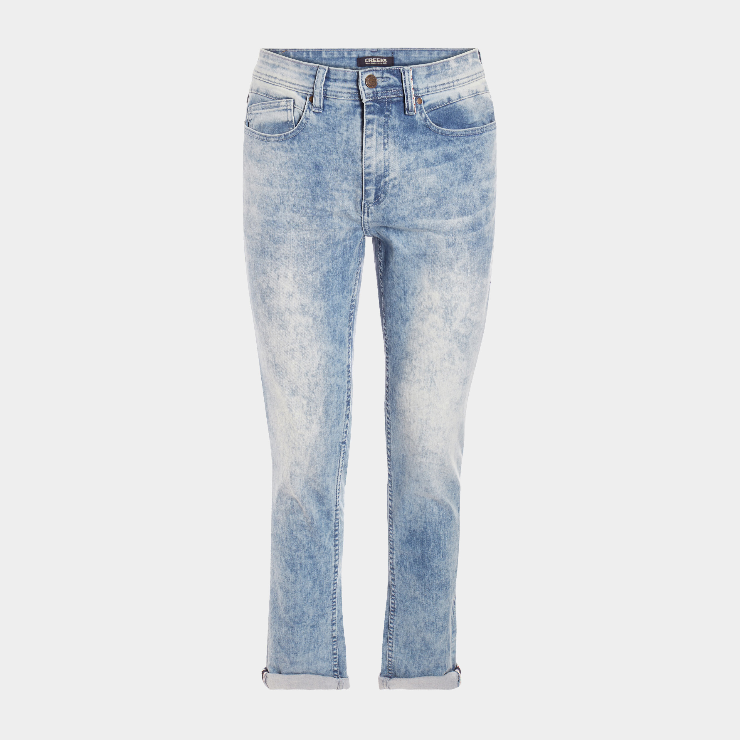 Jeans slim 5 poches denim triple stone homme | La Halle