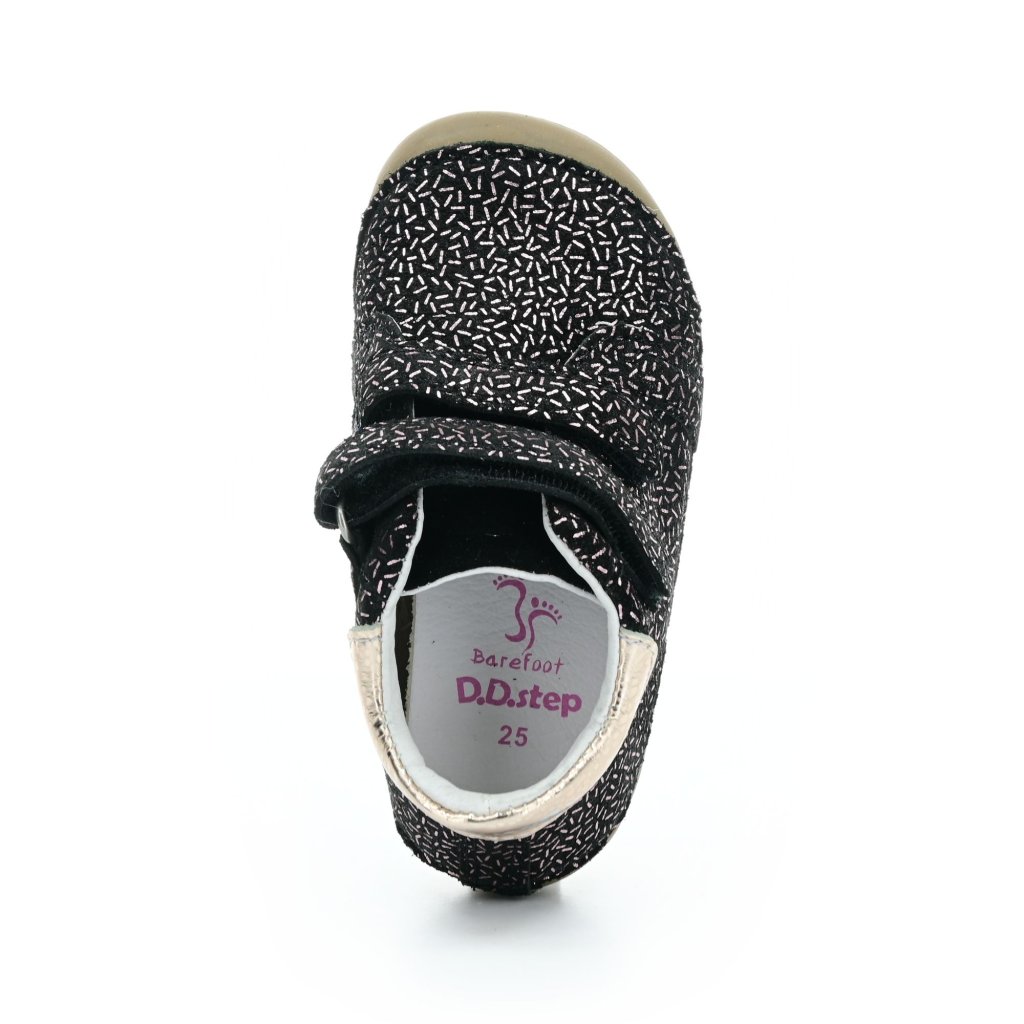 D.D.Step S070-393A schwarze Barfuß-Stiefeletten