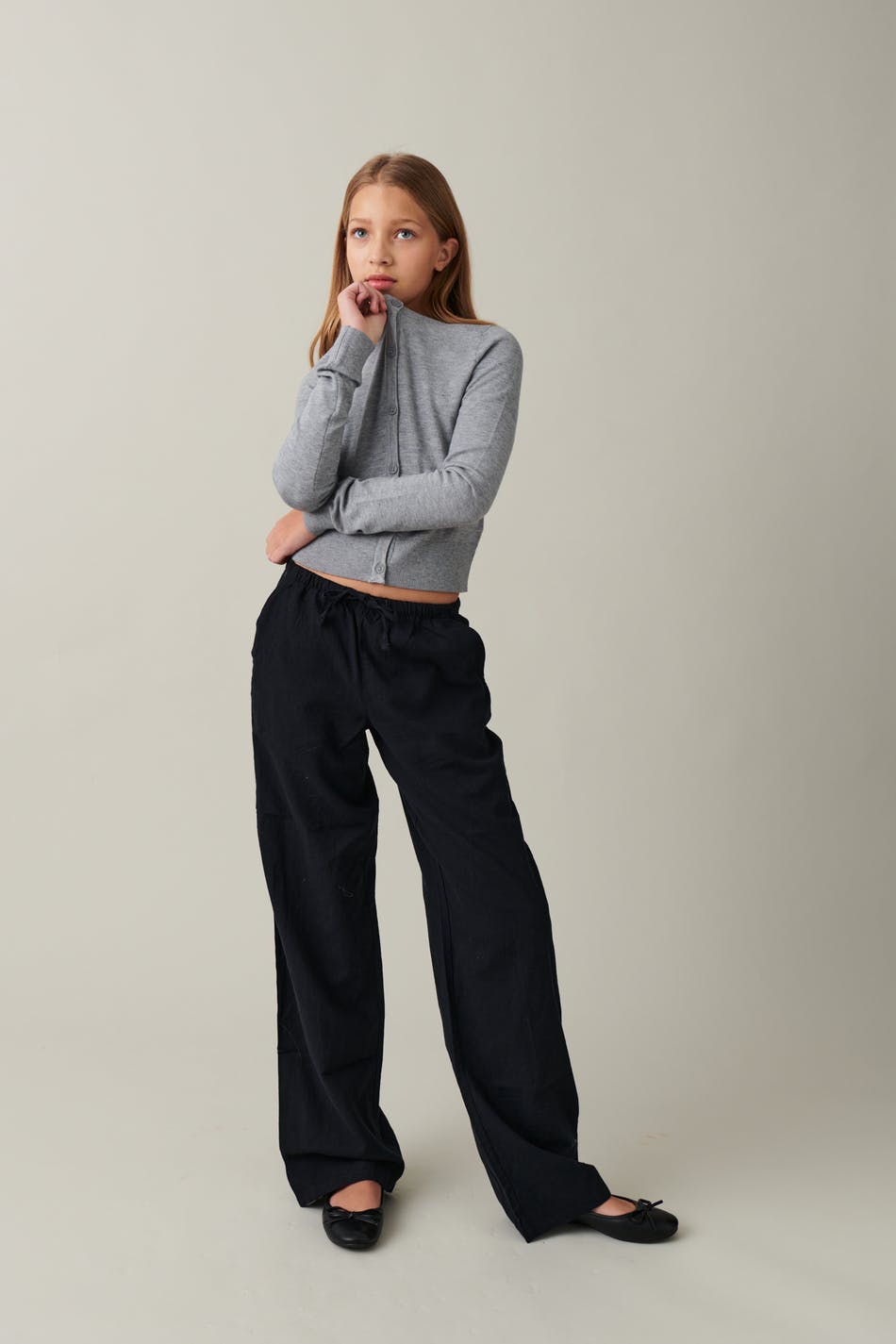 Y linenmix tall trousers