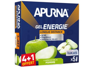 Apurna Étui gels +2h d'efforts Pomme