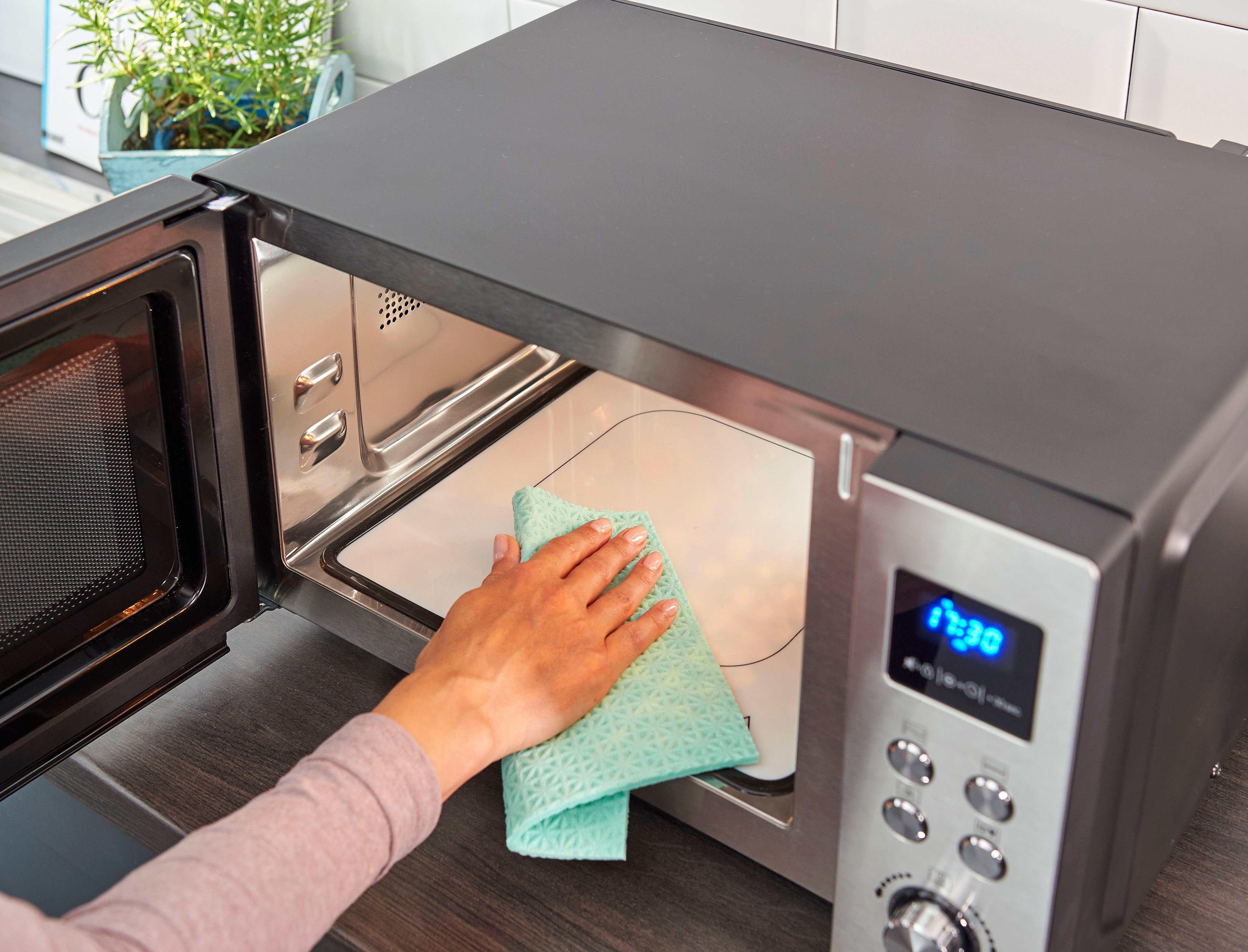 Severin Mikrowelle MW 7777, Grill, Heißluft, Mikrowelle, 25 l, mit 8 Automatikprogrammen