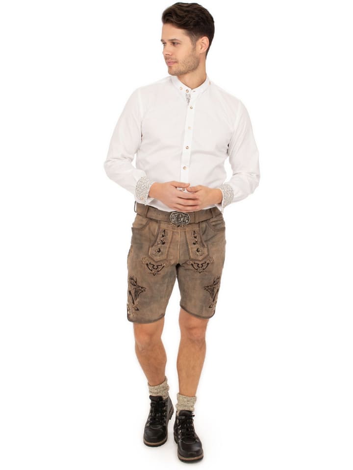MADDOX Lederhose FELIXSEE in braun günstig kaufen