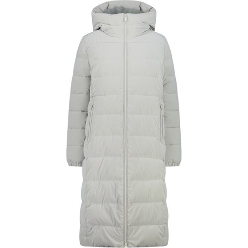 DAMEN JACKE WOMAN LONG COAT FIX HOOD