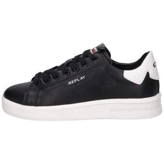 Replay University Sneaker in schwarz