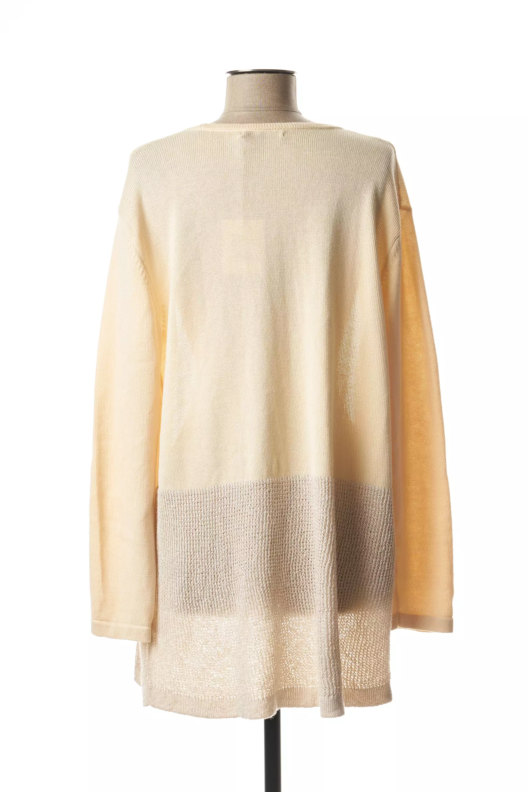 Bruno Saint Hilaire Cardigans Femme couleur beige