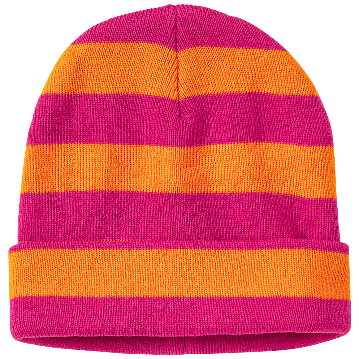 Mädchen Strickmütze mit Streifen
