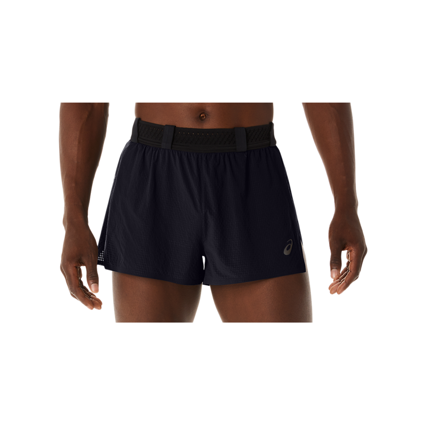 Asics Metarun Split Short Schwarz F001