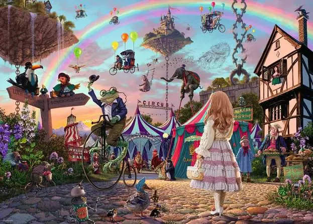 Puzzle 1000 Teile - Der verwunschene Zirkus