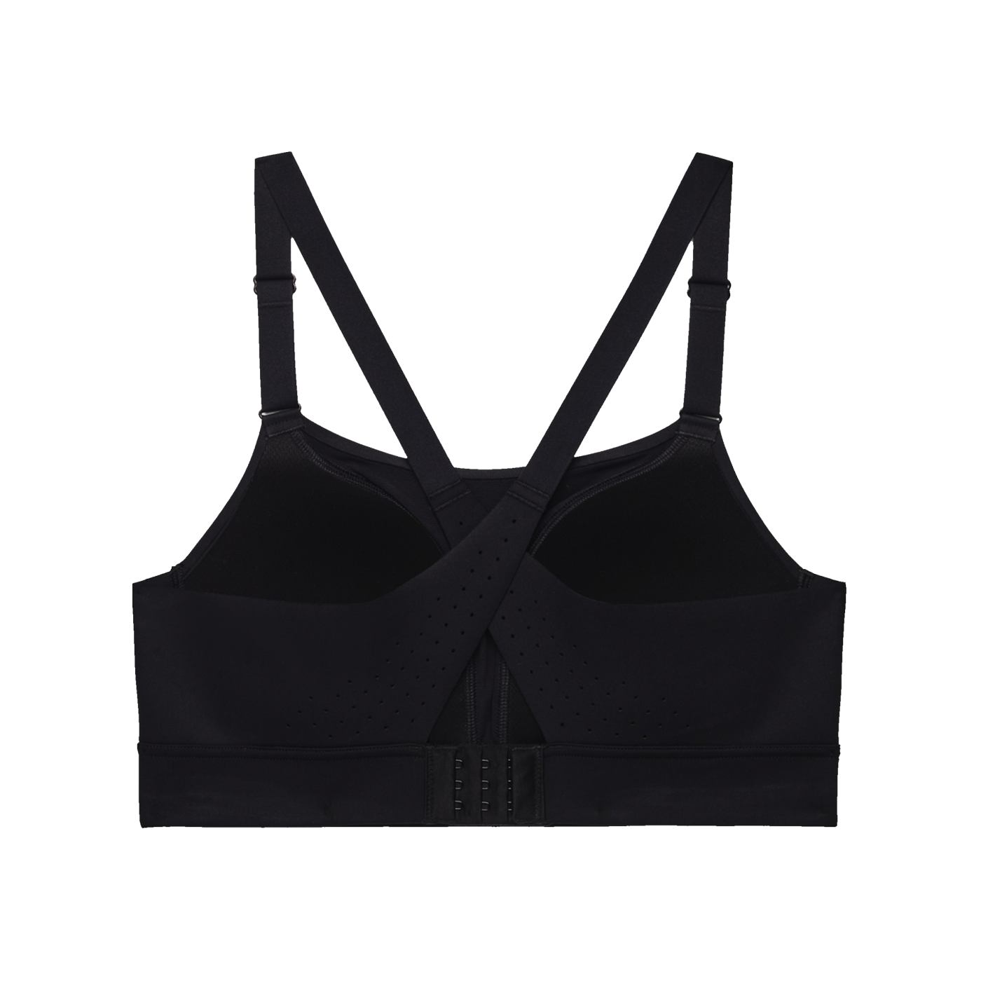 Under Armour Rush High Sport-BH Damen Schwarz F001