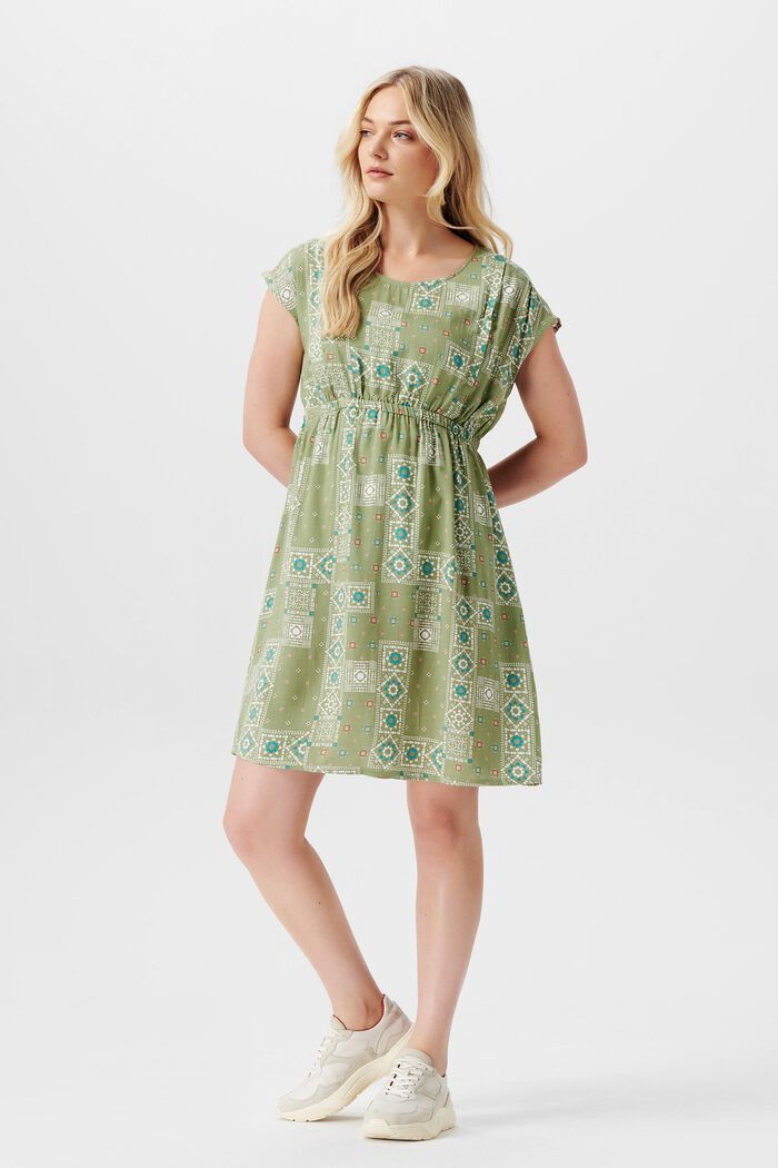 Bedrucktes Kleid mit Stillfunktion