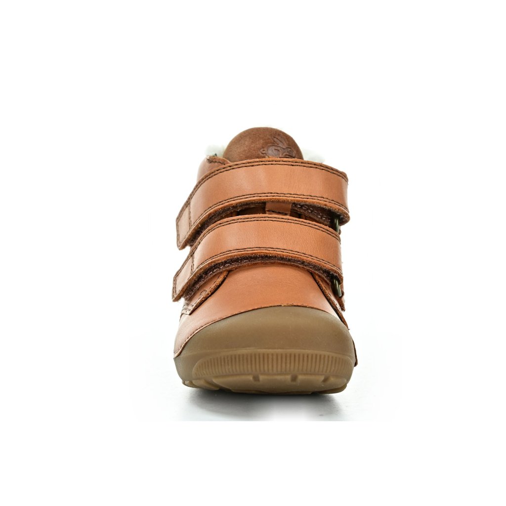 Bundgaard Petit Mid Winter Strap Cognac WS hellbraune Barfuß-Stiefeletten