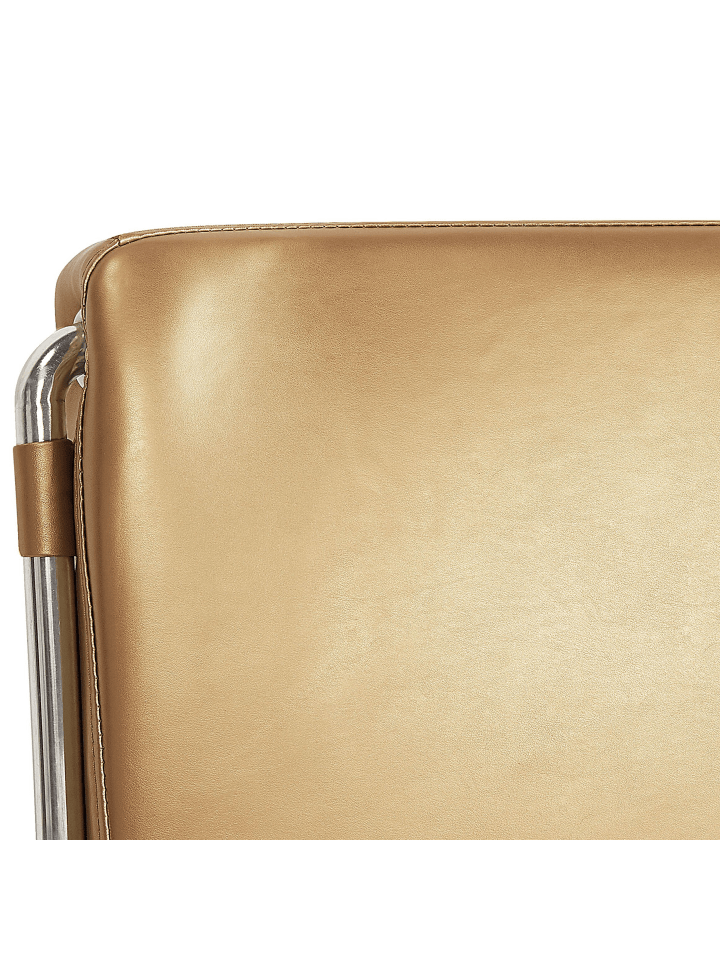 Beliani Doppelbett PARIS in Gold/Silber - (W) 195 x (H) 83 x (L) 228 cm günstig kaufen onesize
