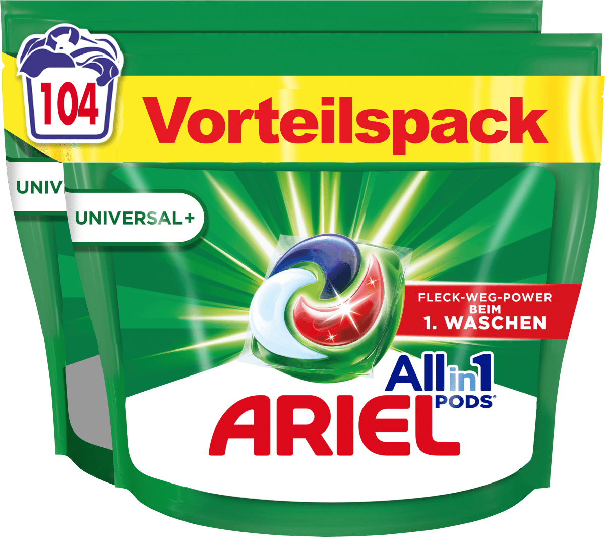 Vollwaschmittel Pods, 104 Wl