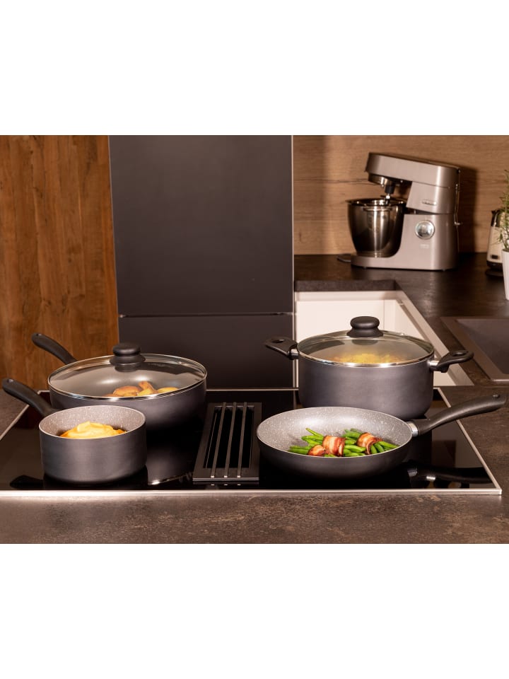 Mäser Kochtopf-Set, Aluminium Izar in Schwarz günstig kaufen onesize