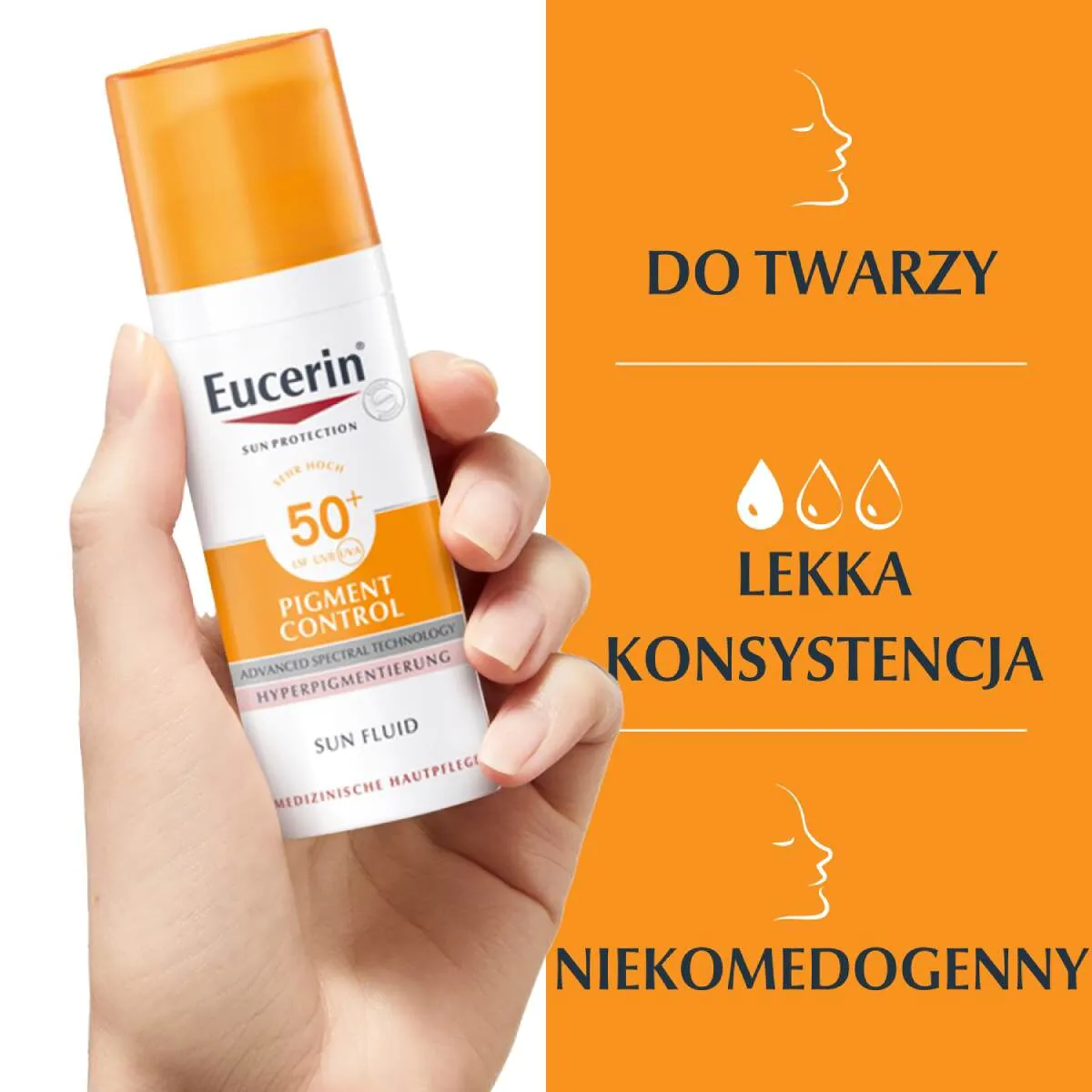 Eucerin Pigment Control SPF 50+ Beskyttende væske mod misfarvning