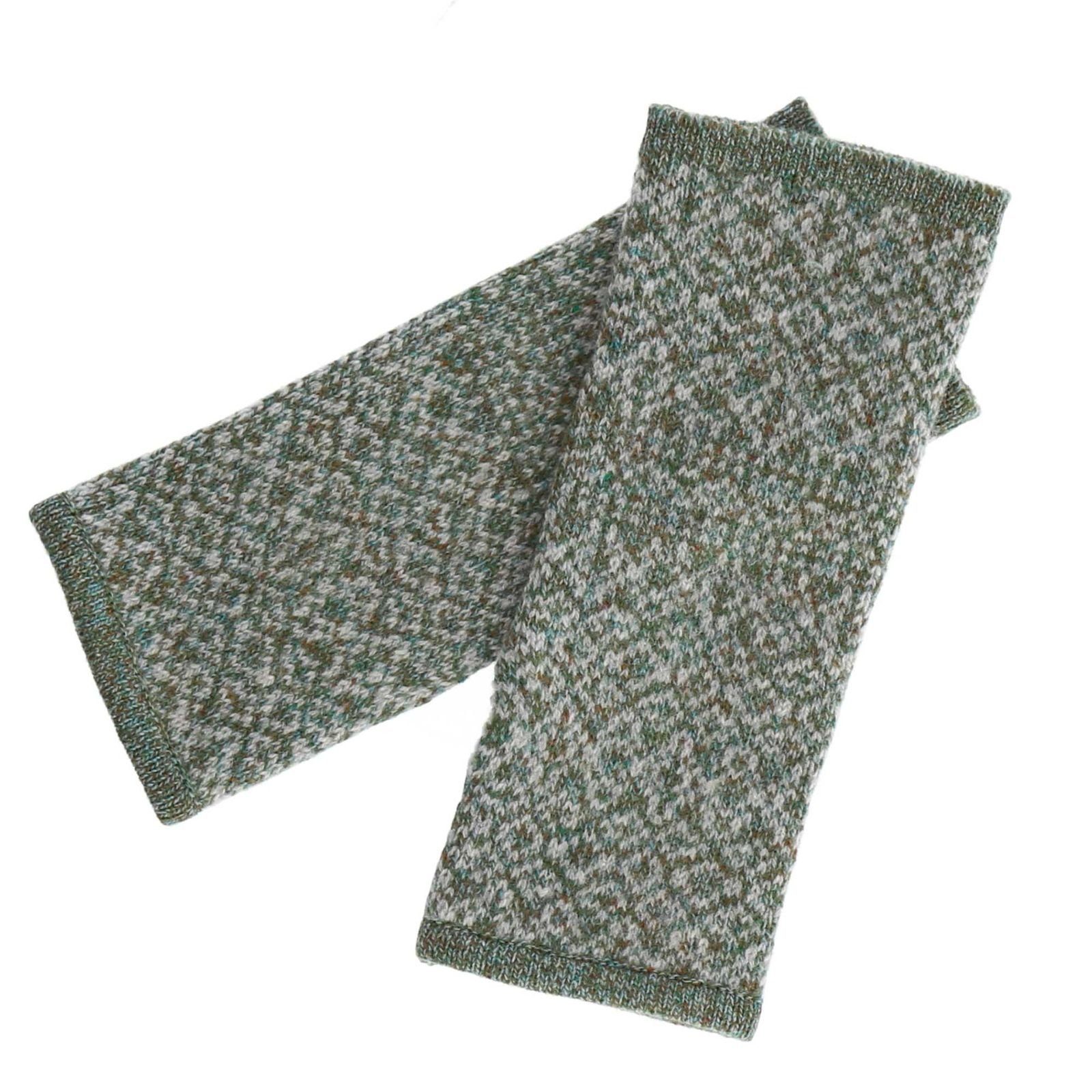 ALMHUBER Armstulpen Handwärmer Armwärmer Handschuhe Lammwolle Wolle Arm Stulpen Boho