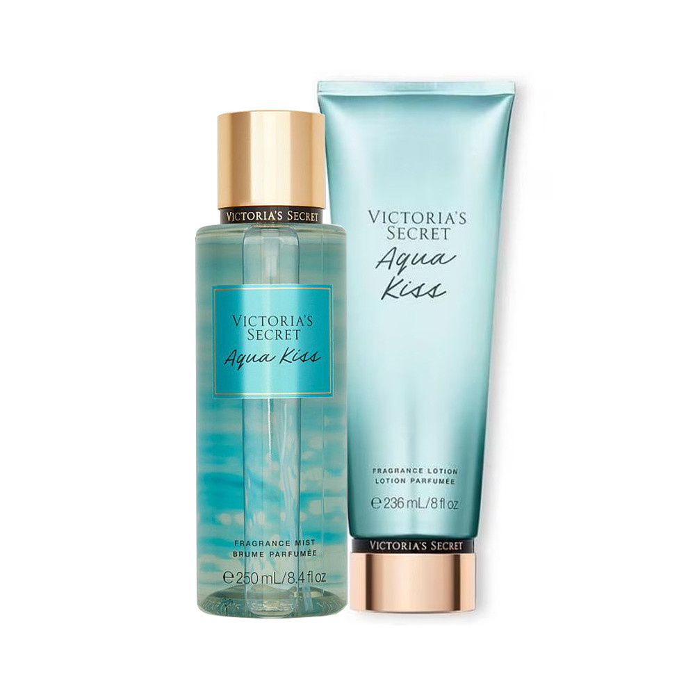 Victoria's Secret Lot de Brume et Lait pour le Corps - Aqua Kiss