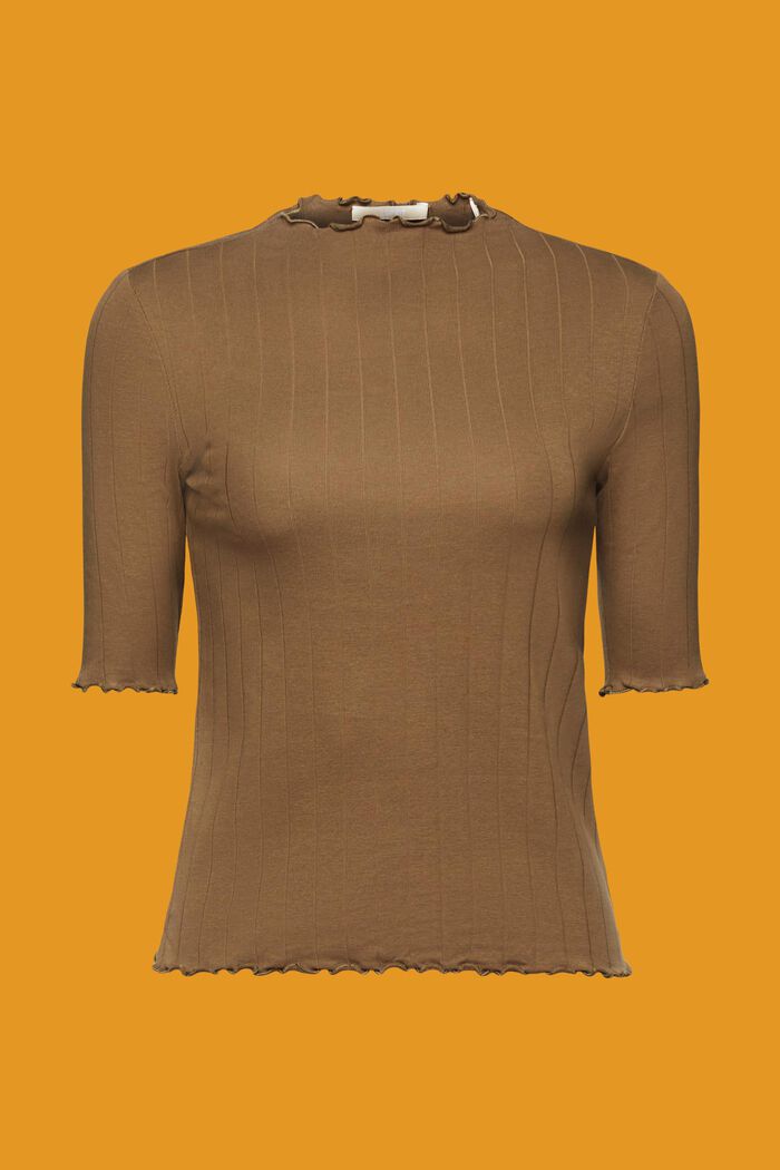 Geripptes T-Shirt