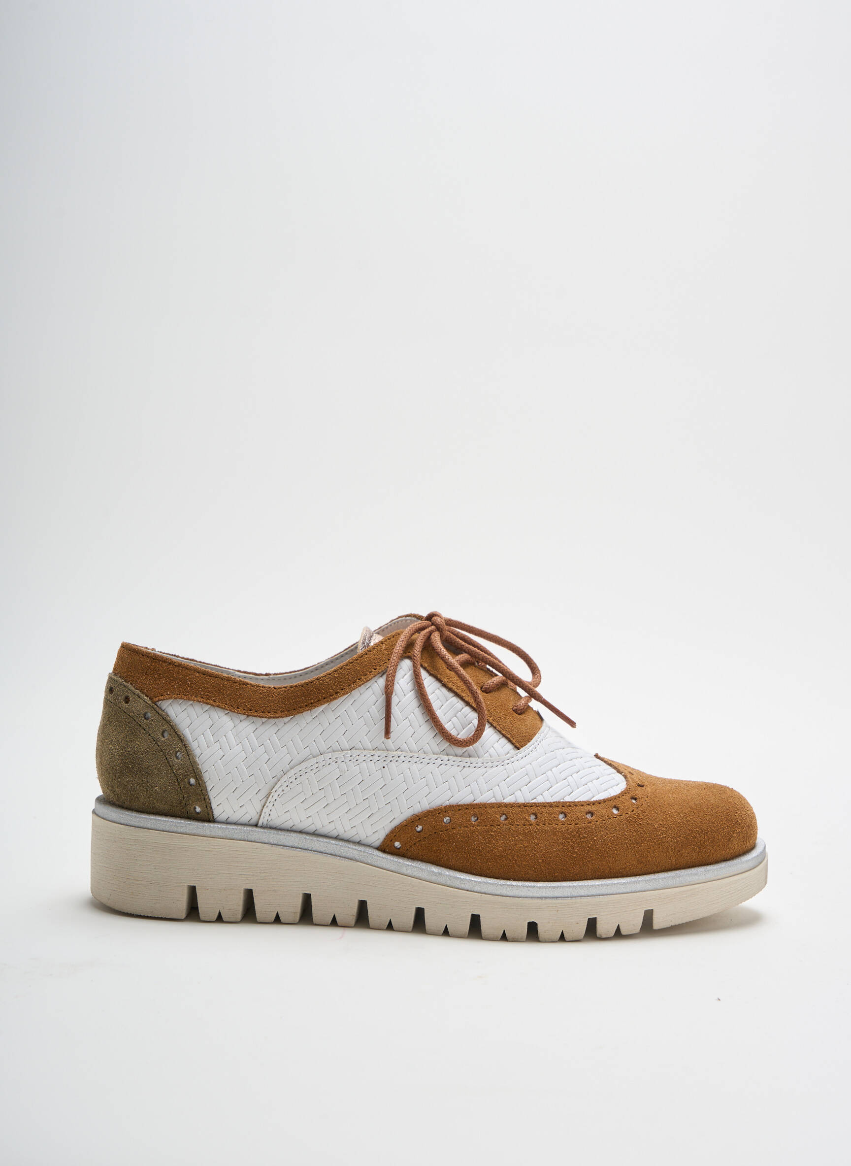 Geo Reino Derby Femme couleur blanc