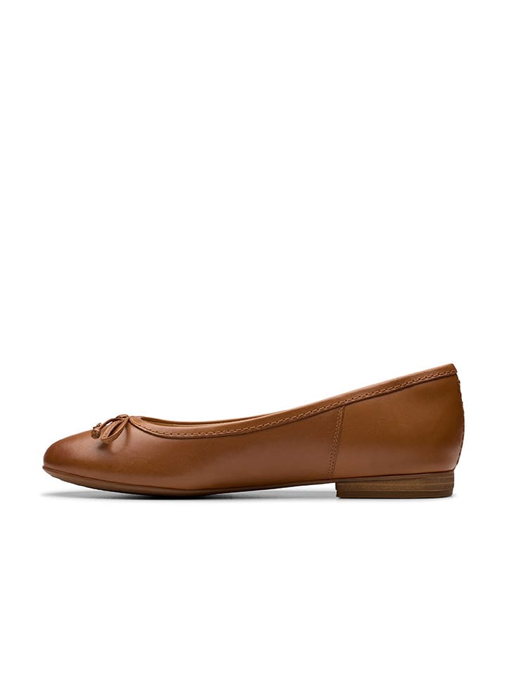 Clarks Leder-Ballerinas 