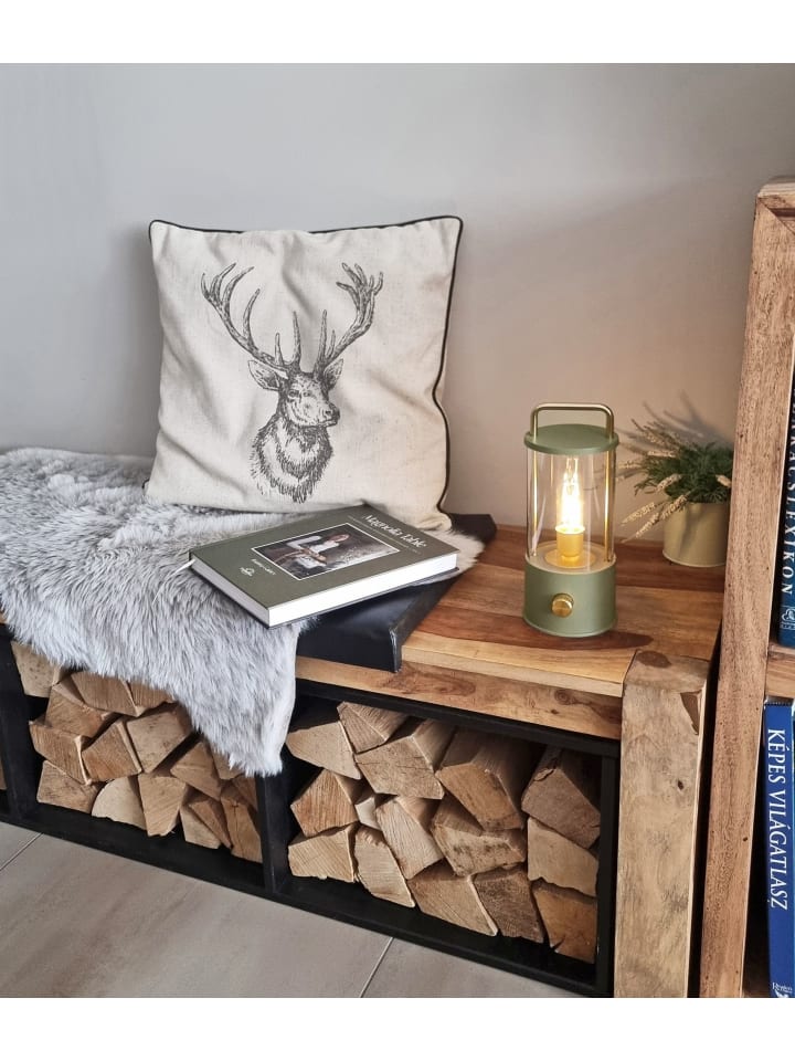 Coen Bakker LED Laterne Lampe dimmbar Warmweiß IP44 Innen & Außen 25x11cm in Grün günstig kaufen onesize