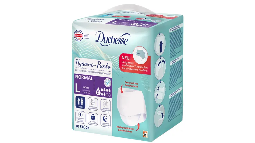 Duchesse Hygiene-Pants Normal Größe L