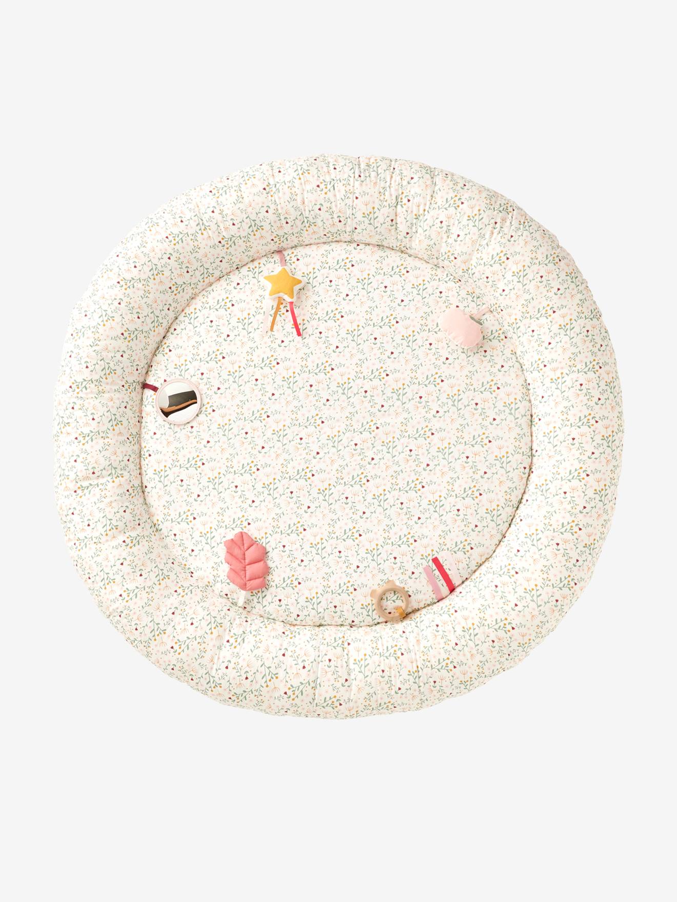 Vertbaudet Baby Activity-Decke mit Spielbögen FLORETTES - mehrfarbig