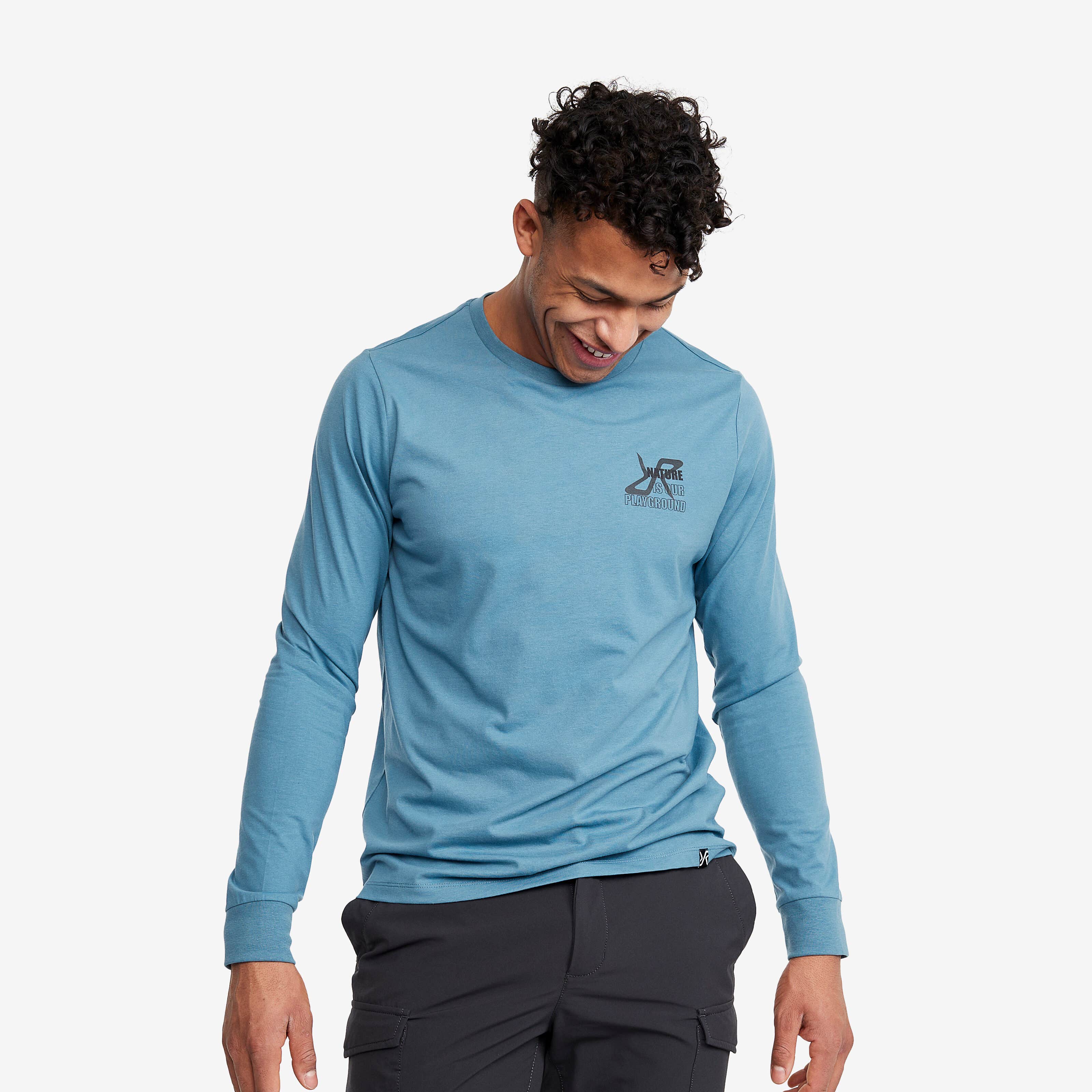 Camper LS Tee Homme Captain's Blue