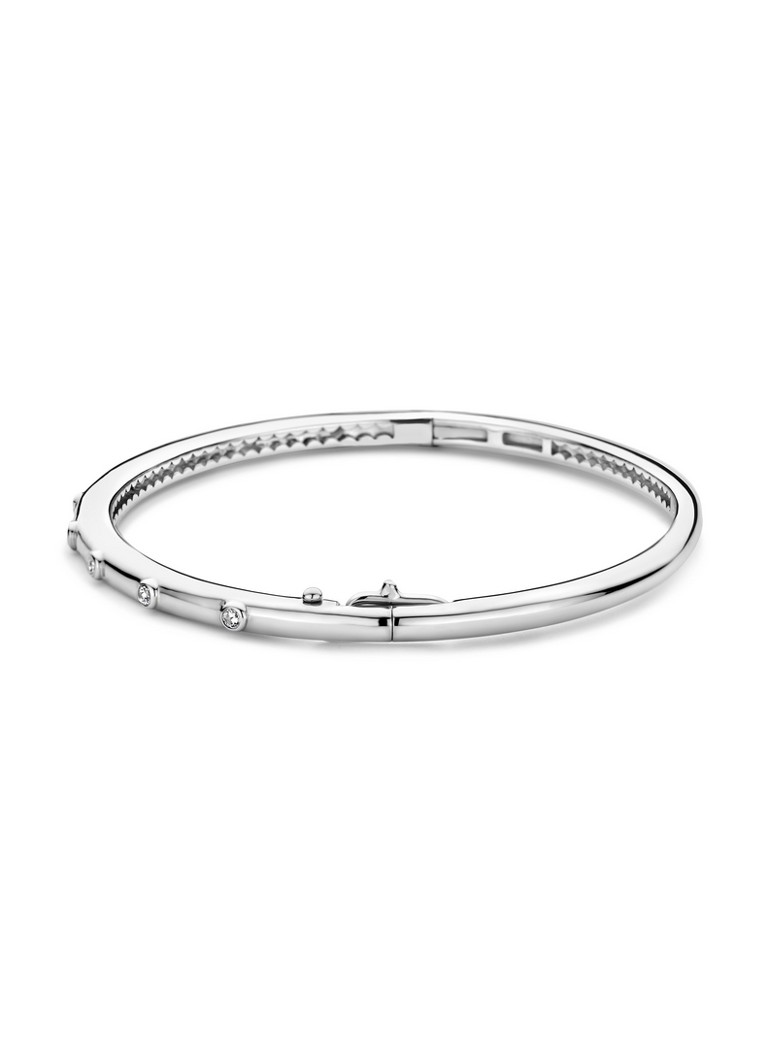 TI SENTO - Milano Silver Bangle with Zirconia 23031ZI