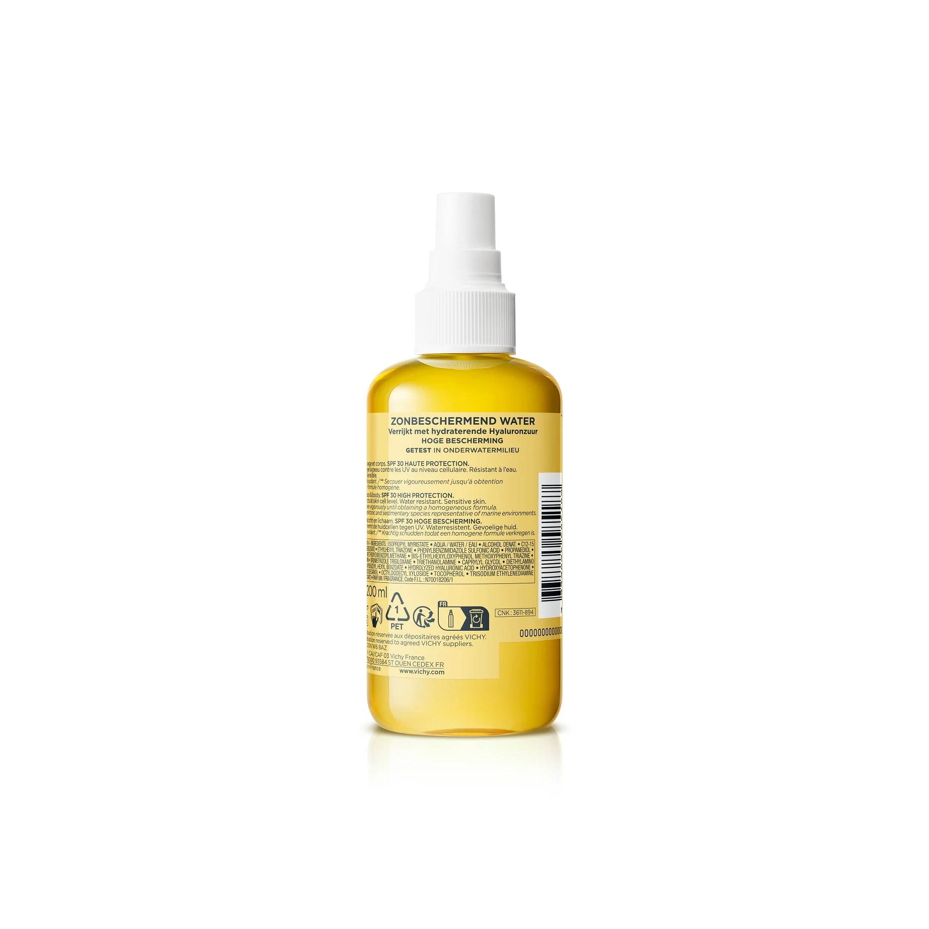 Capital Soleil Agua Solar Hidratante SPF 30 - Spray solar corporal de alta protección.