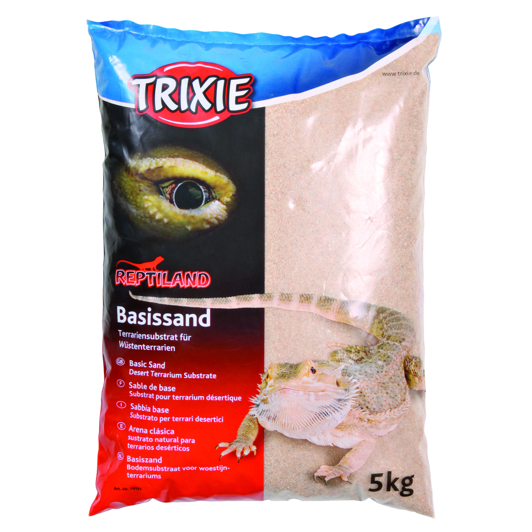 Trixie Bodengrund Trixie Reptiland Basissand für Wüstenterrarien gelb 5kg