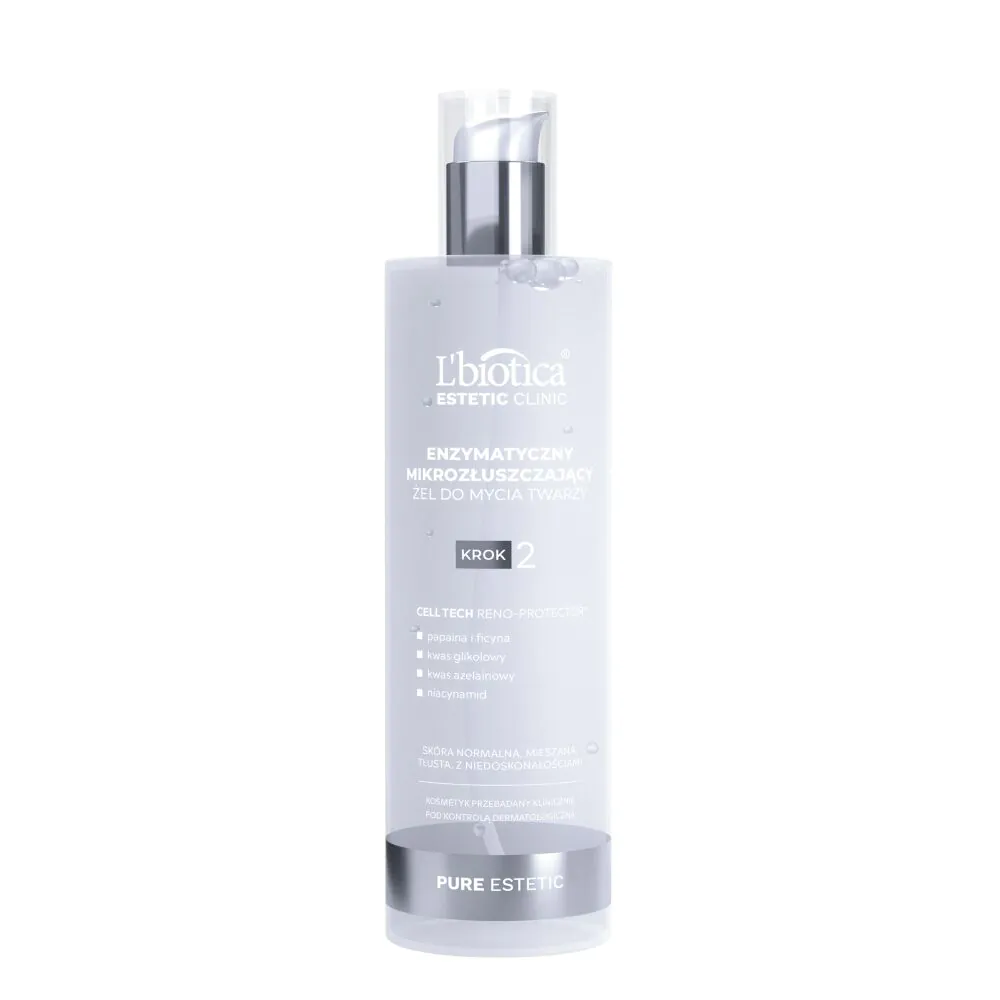 L'biotica Estetic Clinic Pure Estetic Enzymatic Micro-Exfoliating Gel καθαρισμού προσώπου