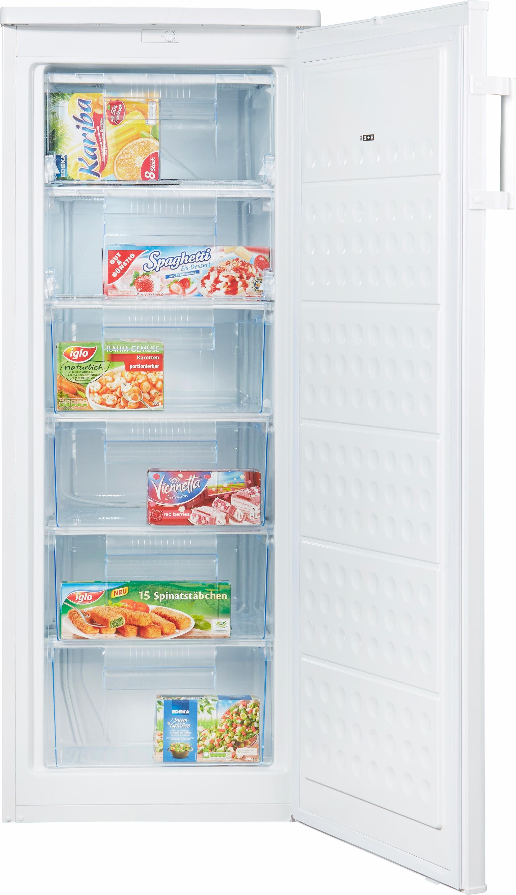 Amica Gefrierschrank GS 15470 W, 143,0 cm hoch, 54,2 cm breit