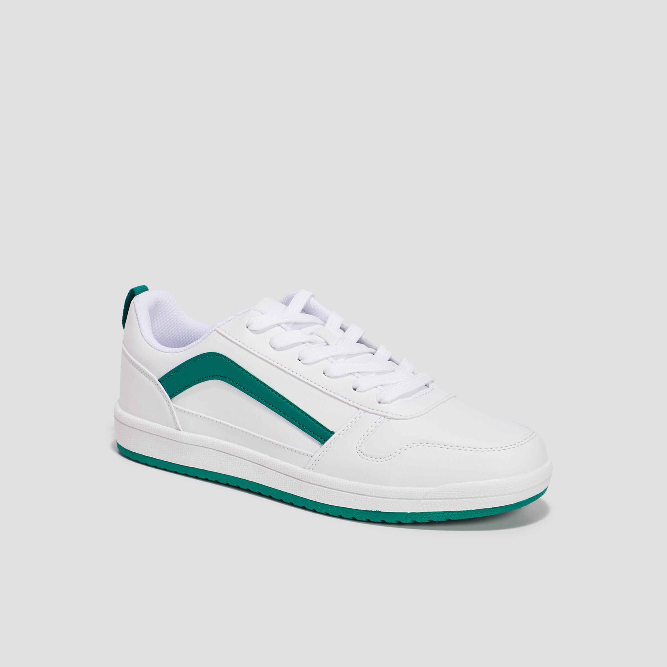 Tennis à lacets Liberto blanc homme | La Halle