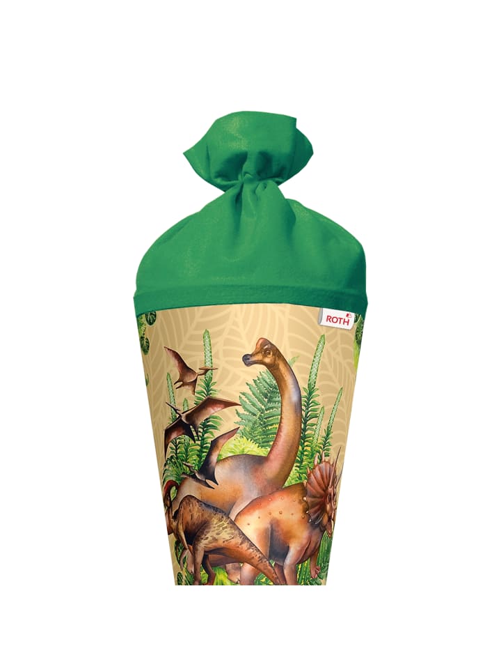 ROTH Schultüte groß Veganosaurus 70 cm in Grün günstig kaufen onesize