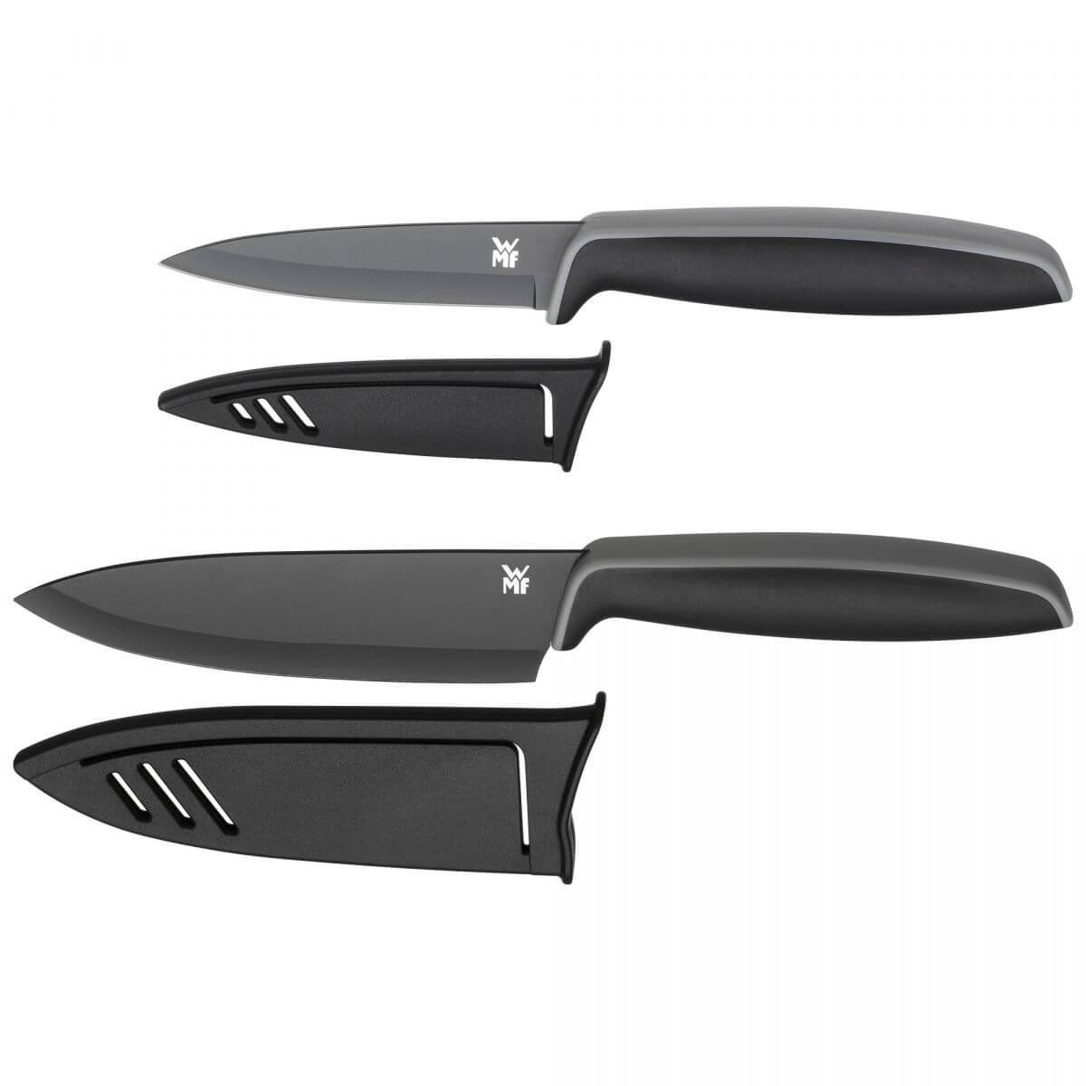WMF 2-tlg Messerset Touch Schwarz