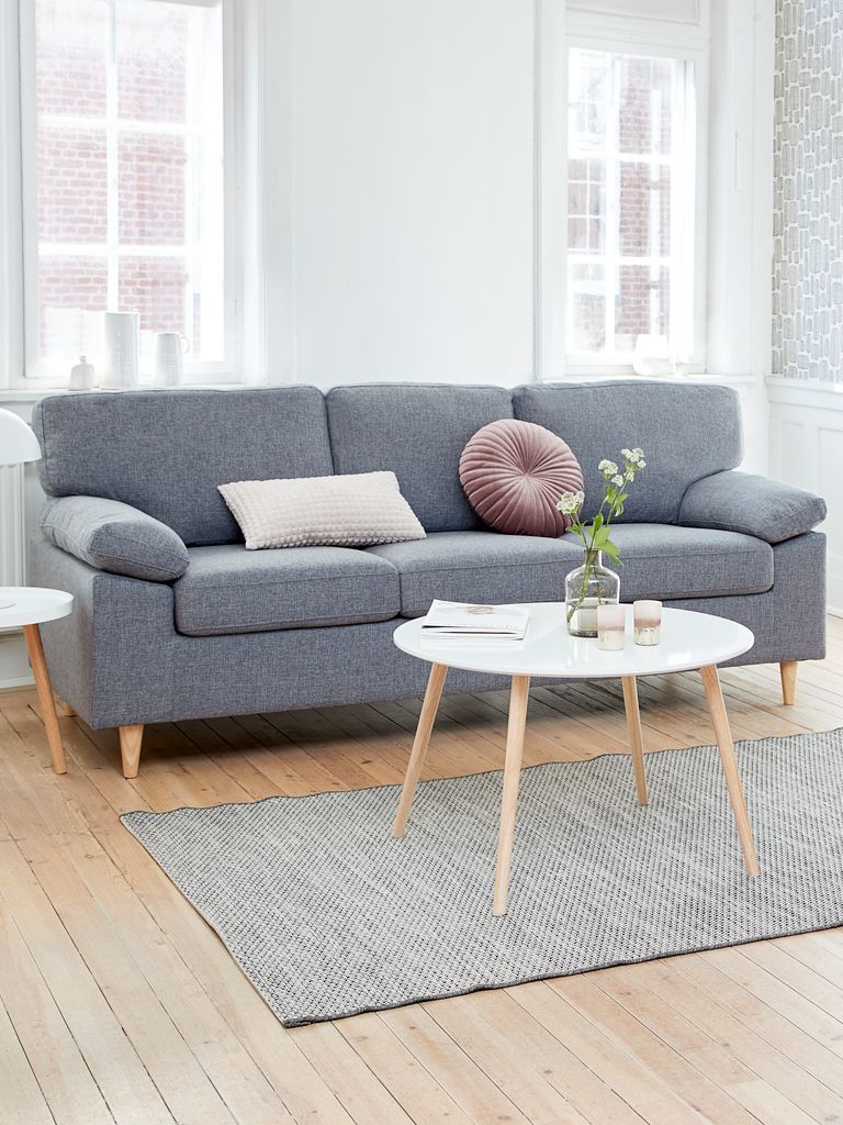 GEDVED GEDVED 3-Sitzer-Sofa, grau