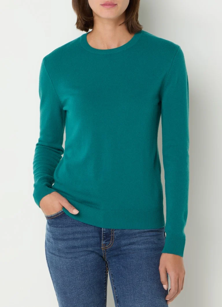 Maglione Benetton in lana merino a maglia fine